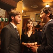 Daniel Brühl, Marta Etura e Alberto Ammann in una scena del film Eva