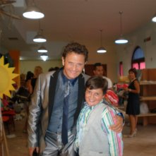 Enzo Salvi e Antonio Gentile sul set di Operazione Vacanze