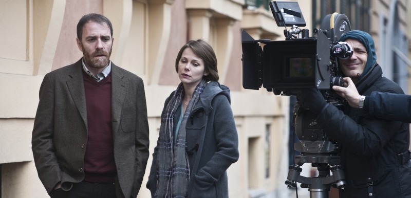 Gli Equilibristi Valerio Mastandrea E Barbora Bobulova Sul Set Del Film 245112