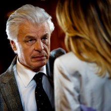 Tulpa: Claudia Gerini (di spalle) e Michele Placido in una scena del giallo diretto da Federico Zampaglione