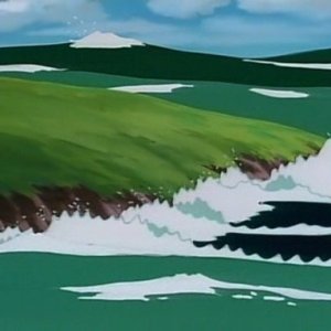 Una scena dell'episodio Addio, Red Noah di Nadia - Il mistero della pietra azzurra