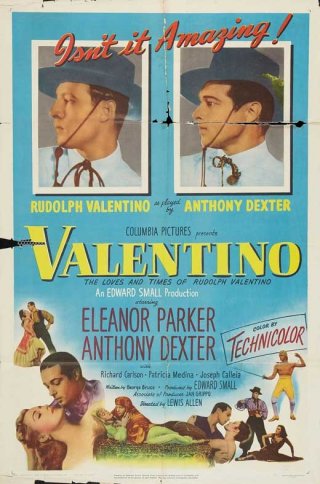 Rodolfo Valentino: la locandina del film