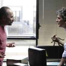 Una donna per la vita: Maurizio Casagrande e Vincenzo Salemme in una scena del film