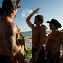 Magin Mike Alex Pettyfer Channing Tatum E Matthew Mcconaughey In Spiaggia In Una Scena Del Film 245719