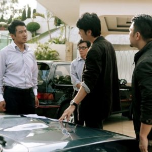 Motorway: Xiaodong Guo in una scena del film