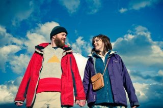 Sightseers: Alice Lowe e Steve Oram, nei panni di Tina e Chris, in una scena