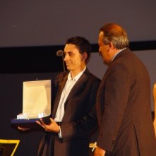 premiazione di Massimo Coglitore per DEADLINE al Festival di Taormina 2003