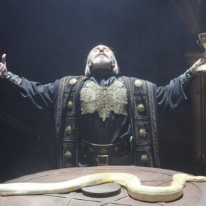 Il cavaliere del Santo Graal: Gary Piquer in una scena tratta dal film