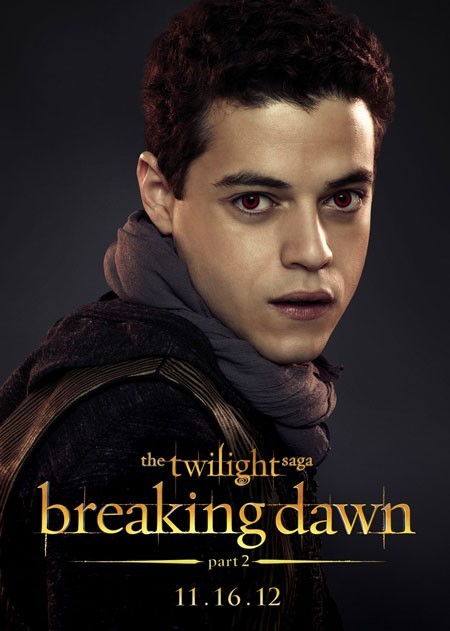The Twilight Saga Breaking Dawn Parte 2 Rami Malek Nel Character Poster Di Benjamin 245976
