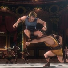 Gladiatori di Roma: Cassio e Timo si sfidano in una scena del film