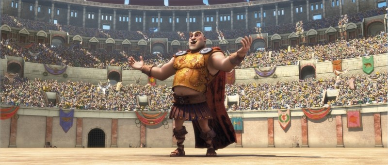 Gladiatori Di Roma Il Gladiatore Chirone Guarda Con Soddisfazione L Arena Affollata In Una Scena 246234