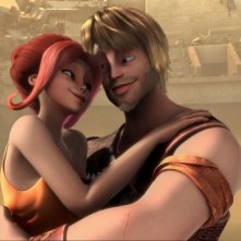 Gladiatori di Roma: Lucilla e Timo si scoprono innamorati in una scena del film