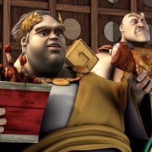 Gladiatori di Roma: una scena del film d'animazione di Iginio Straffi