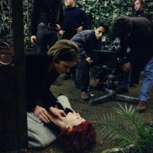 Immagine dal set di Uomo di Carta