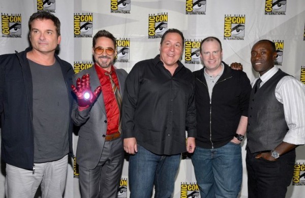 Robert Downey Jr Jon Favreau Don Cheadle E Il Team Di Iron Man 3 Al San Diego Comic Con 2012 246161