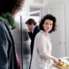 Elles: Juliette Binoche in una scena del film con Louis-Do de Lencquesaing