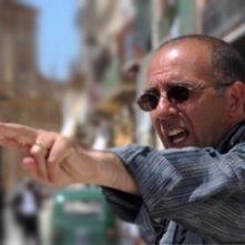 Giuseppe Tornatore sul set del suo nuovo film, La migliore offerta (2013)