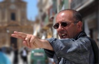 Giuseppe Tornatore sul set del suo nuovo film, La migliore offerta (2013)