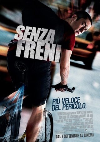Senza freni - Premium Rush: la locandina italiana del film