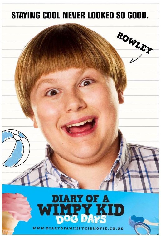 Diary Of A Wimpy Kid Dog Days Character Poster Per Rowley Robert Capron 246583