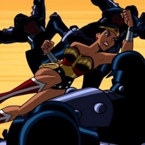 Batman: The Brave And The Bold: Wonder Woman in una scena della serie