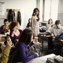 Il rosso e il blu: la giovane Silvia D'Amico in una scena del film