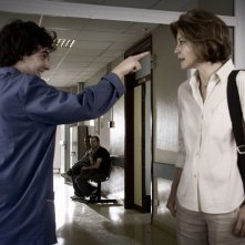 Il rosso e il blu: Margherita Buy e Davide Giordano in una scena del film