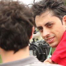 il regista Massimo Coglitore al lavoro sul set