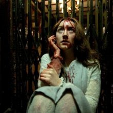 Saoirse Ronan insanguinata in una scena del vampire movie Byzantium