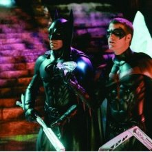 Batman & Robin: George Clooney e Chris O'Donnell interpretano i due eroi del titolo