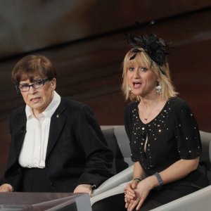 Franca Valeri con Luciana Littizzetto a Che tempo che fa