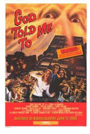 God Told Me To: la locandina del film