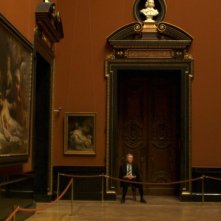 Museum Hours: Bobby Sommer in una scena del film durante l'orario di lavoro come guardiano del museo