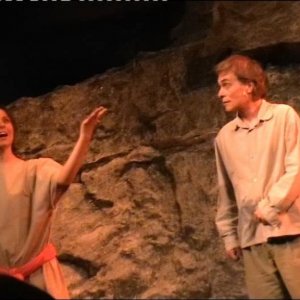 Torino-Teatro Carignano Antonio Orfanò con Lorenza Caroleo in Upupa My Dream is My Rebel King'