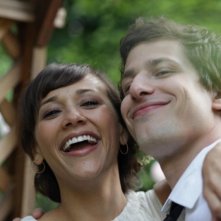 Celeste and Jesse Forever: Andy Samberg accanto a Rashida Jones in una immagine del film
