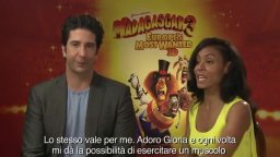 Intervista Jada Pinkett Smith e David Schwimmer - Madagascar 3: ricercati in Europa