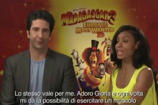 Intervista Jada Pinkett Smith e David Schwimmer - Madagascar 3: ricercati in Europa