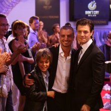 Nicolas Vaporidis, Andrea Bosca e Lorenzo Zurzolo in una foto promozionale di Outing - Fidanzati per sbaglio