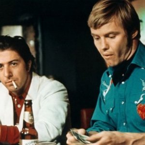 Dustin Hoffman con Jon Voight in Un uomo da marciapiede