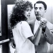 Dustin Hoffmann e Valeria Golino in Rain Man