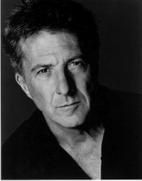 l'attore americano Dustin Hoffman