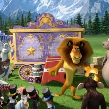Madagascar 3: ricercati in Europa, Alex parla con tutti i suoi amici del circo in una scena del film