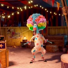 Madagascar 3: ricercati in Europa, Marty in versione circense in una scena del film