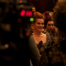 L'homme qui rit: Emmanuelle Seigner sul set del film