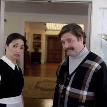Zach Galifianakis in Candidato a sorpresa con Karen Maruyama