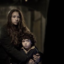 I bambini di Cold Rock: Jakob Davies e Jodelle Ferland in una scena del film