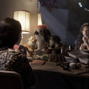 I bambini di Cold Rock: Jodelle Ferland in un'inquietante scena del film