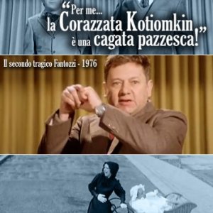 Paolo Villaggio in 'Il secondo tragico Fantozzi' - la nostra eCard: condividi sui social le immagini e frasi dei tuoi film e attori preferiti!