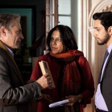 The Reluctant Fundamentalist: la regista Mira Nair sul set del film insieme a Riz Ahmed e Haluk Bilginer