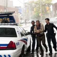 Rookie Blue: Enuka Okuma, William Shatner e Gregory Smith nell'episodio The First Day of the Rest of Your Life